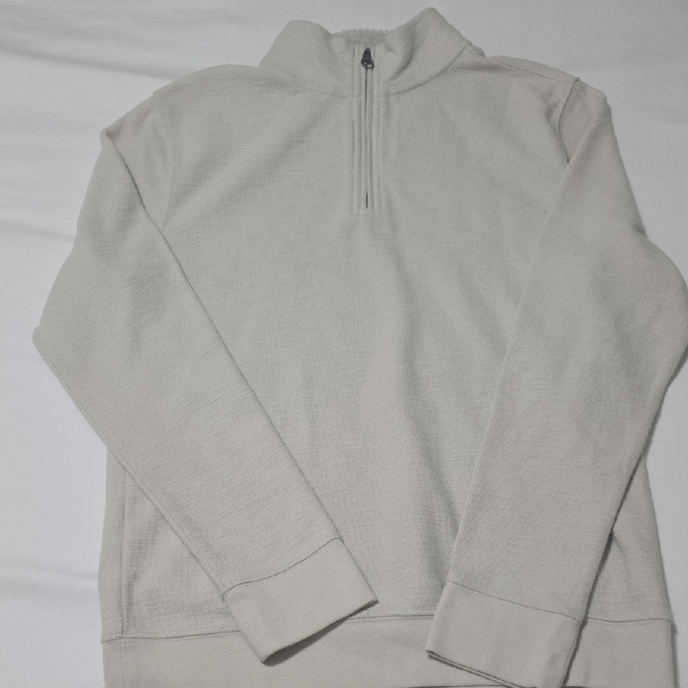Goodfellow & Co Men's Off-White Zip-Up Sweater